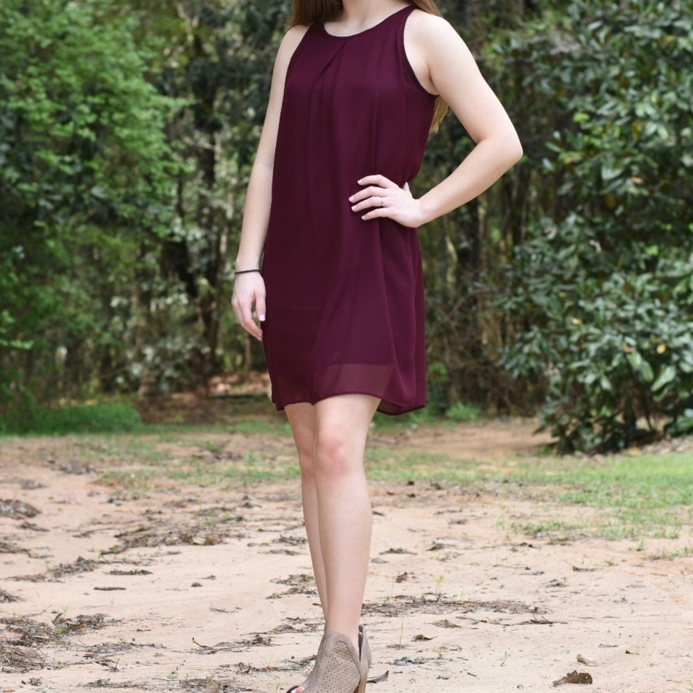 Maroon dress